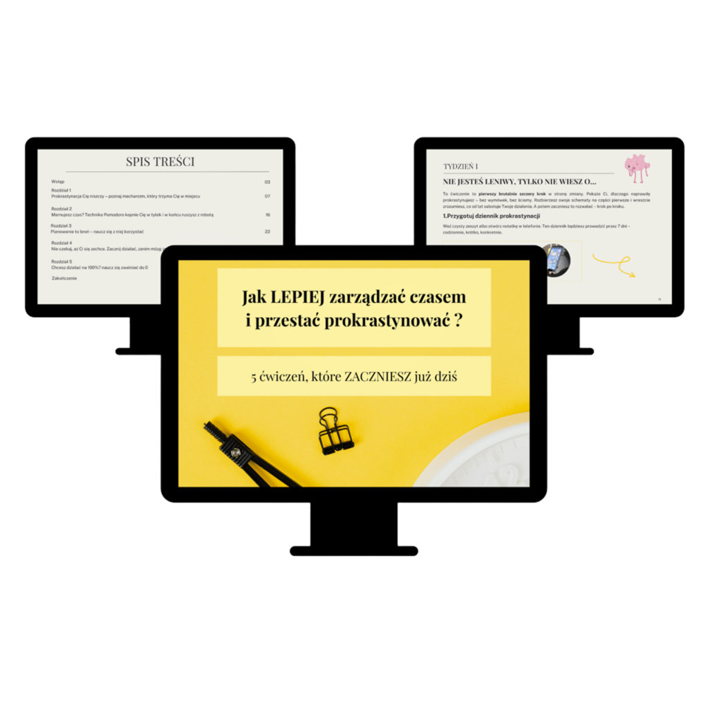 wizualizaEbook jak lepiej zarządzać czasem wizualizacja na monitorcja desktop-b Ebook jak lepiej zarządzać czasem wizualizacja na monitor